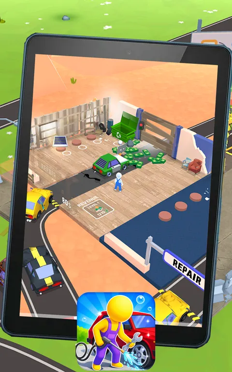 Garage Washing and Repairing Game — screenshot 4